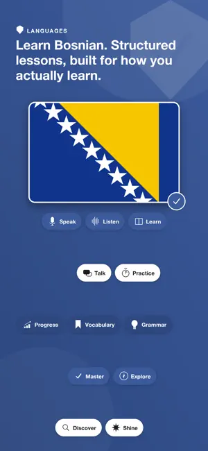Learn Bosnian - LingoCore screenshot 1