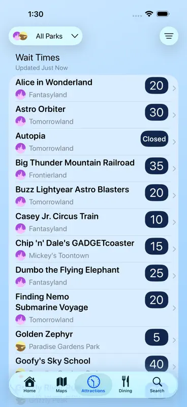 Magic Guide for Disneyland screenshot 4 of 10