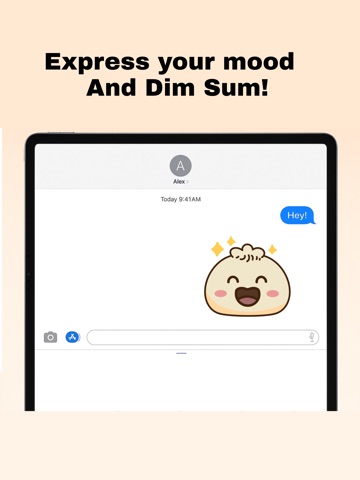 And DimSum Stickers iPad screenshot