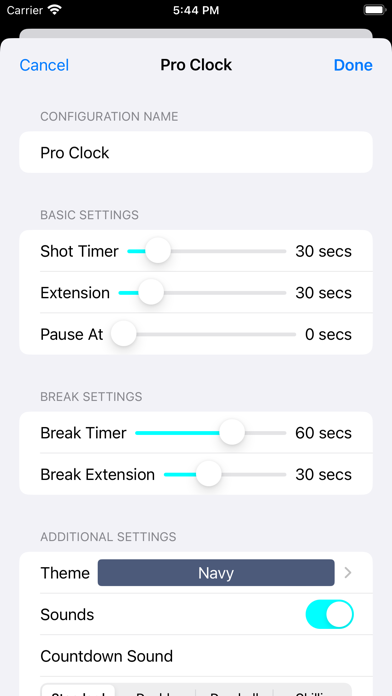 Rack Discipline Shot Clock