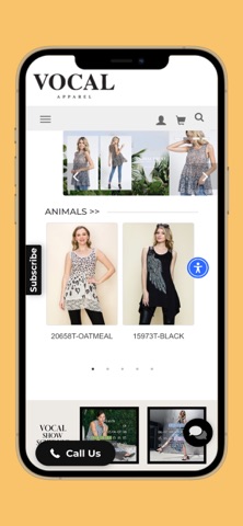 VOCAL APPAREL screenshot