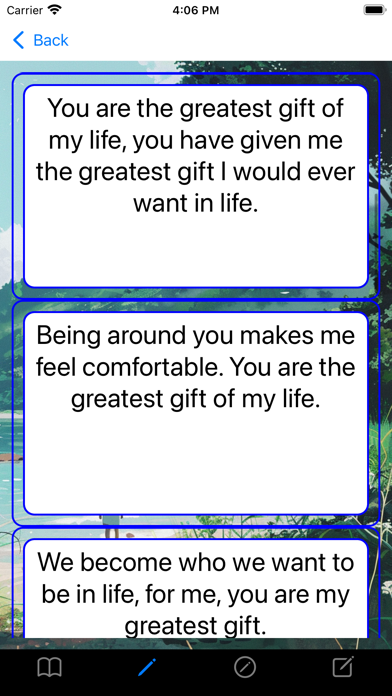 Thank You, Blessing Card Screenshot