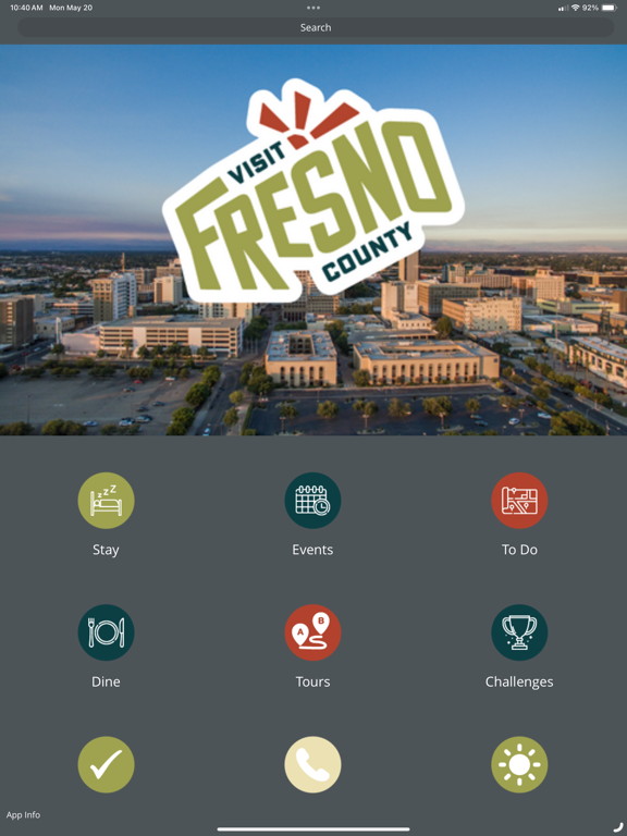 VISIT FRESNO COUNTY iPad screenshot 1 - Travel app