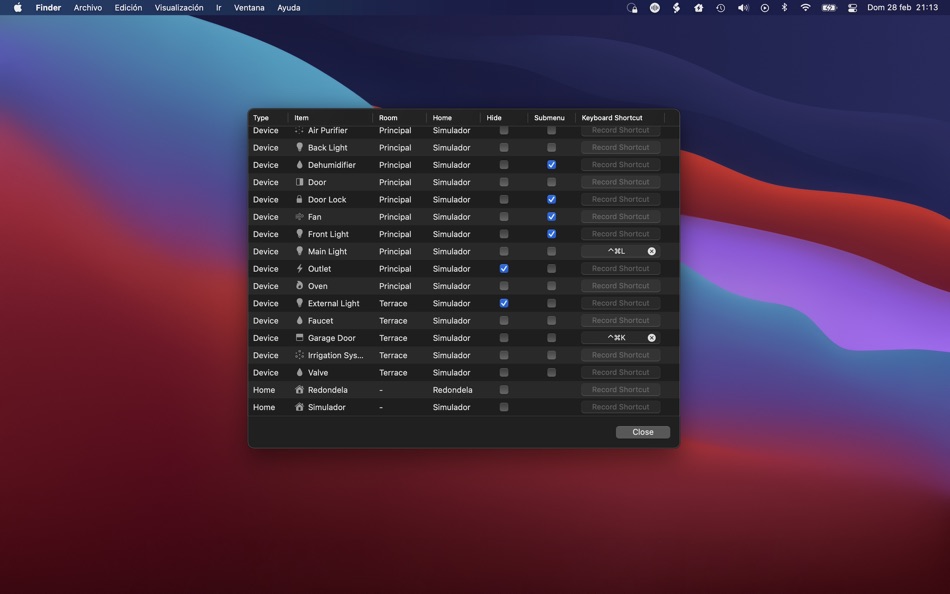 #5. HomeControl Menu for HomeKit (macOS) 由: Pedro Jose Pereira Vieito