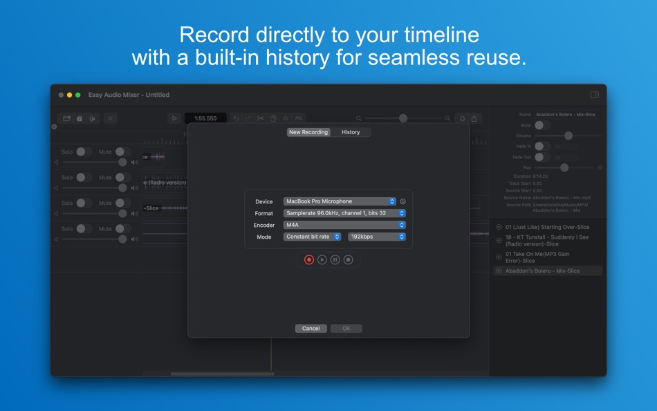 #3. Easy Audio Mixer (macOS) By: SEASOFT LTD.