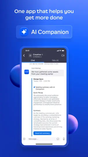 Скриншот Zoom Workplace For Intune на iPhone 2