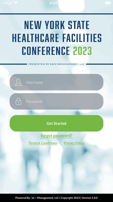 NYS Healthcare Facilities Conf Screenshot