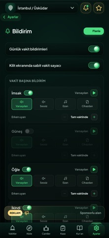 Namaz Vakitleri : Hilal screenshot