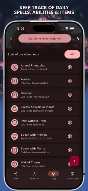 Book of Spells 5e & 5.5e 2024 screenshot 3