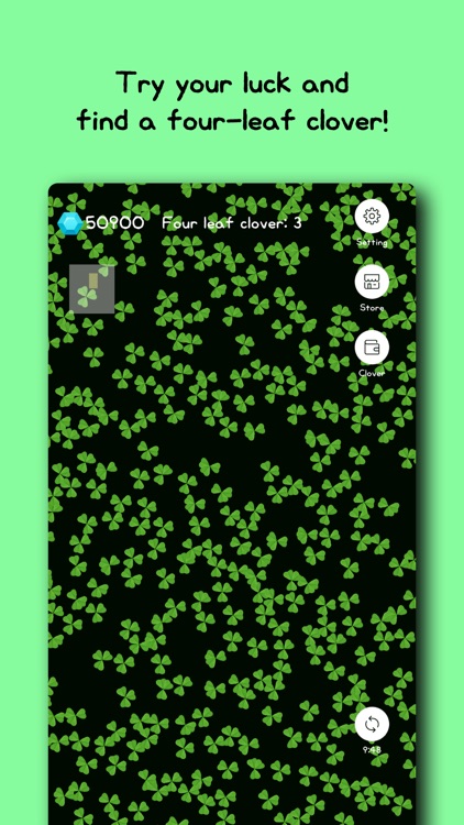 Find Your Four-Leaf Clover