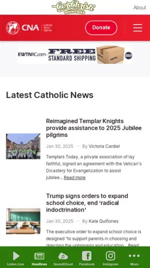 Cor Christi radio screenshot 2