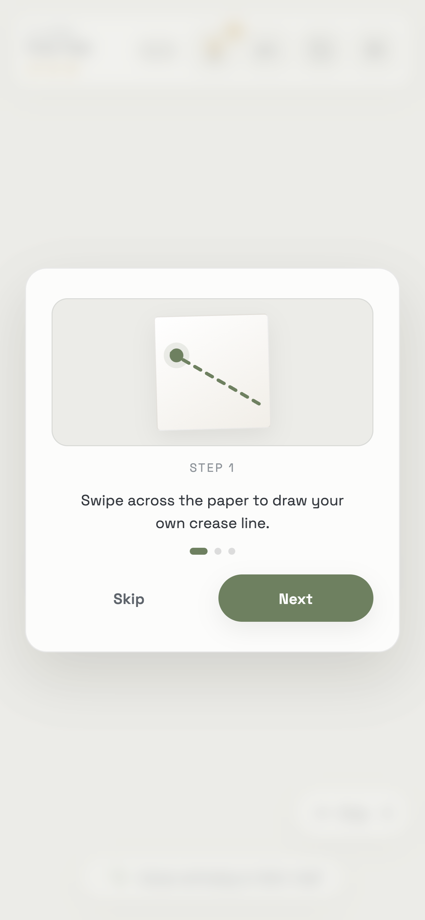 Crease & Fold: Origami Puzzle App Store screenshot 1