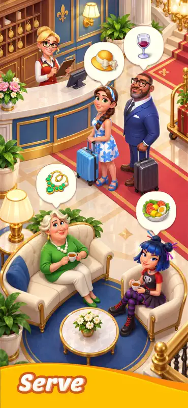 Hotel Legacy: Merge Game screenshot 3 of 6