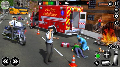 911 Ambulance-Rescue Simulator Screenshot