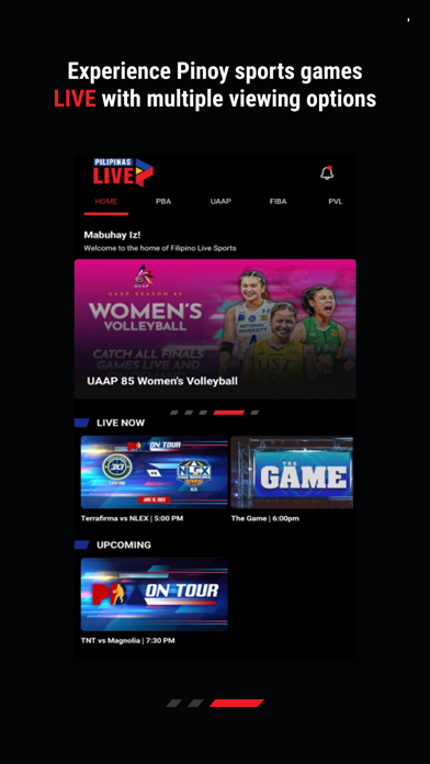 Screenshot 1 of Pilipinas Live Plus App