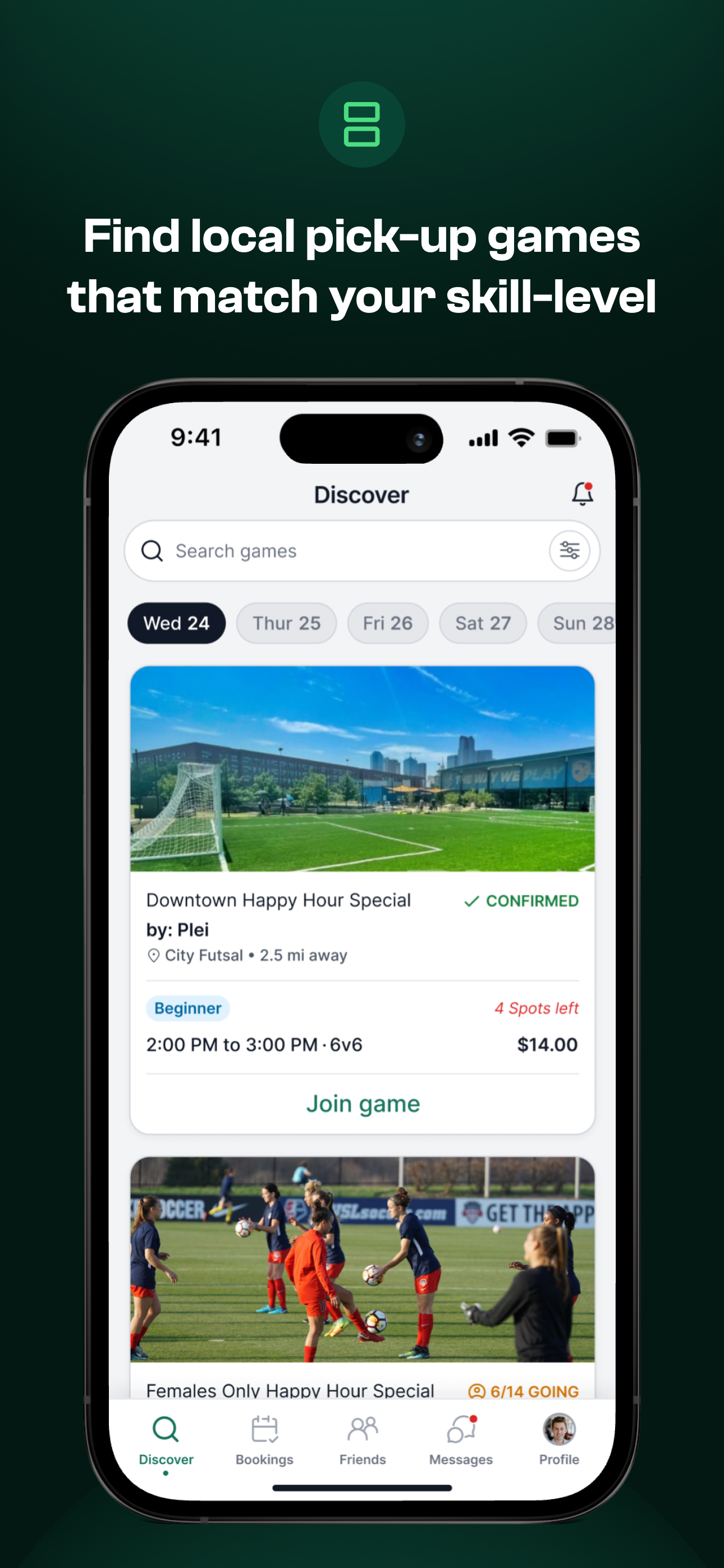 Plei | Pick Up Soccer
