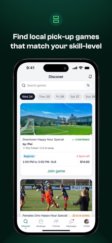 Plei | Pick Up Soccer iPhone screenshot