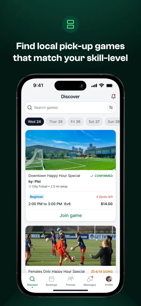 Screenshot #3 pour Plei | Pick Up Soccer
