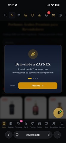 ZAYNEX Perfumes Arabes iPhone screenshot