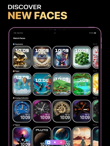 watchstop Watch Faces Gallery iPad screenshot