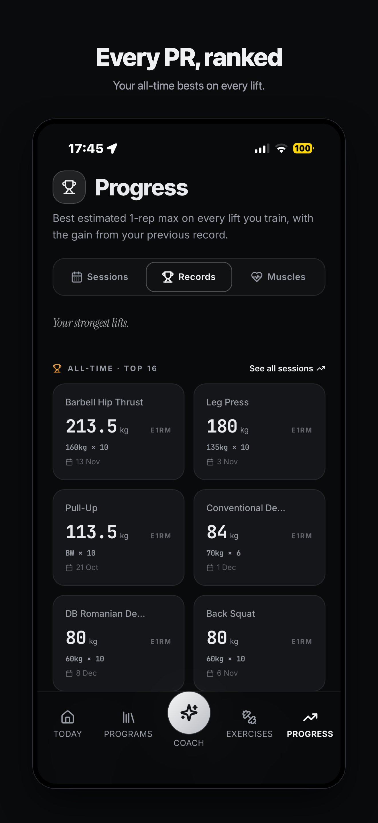 Lift OS — Strength Coach
