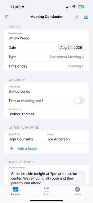 Meeting Conductor screenshot 1