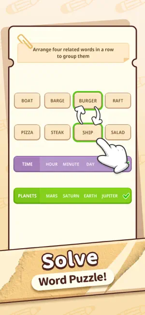 Associated Word Sort:Connect screenshot 3