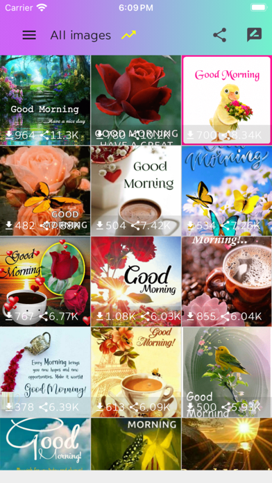 Good Morning & Evening Images Screenshot