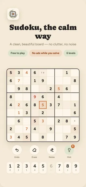 Kaizen Sudoku: Smart Hints screenshot 1