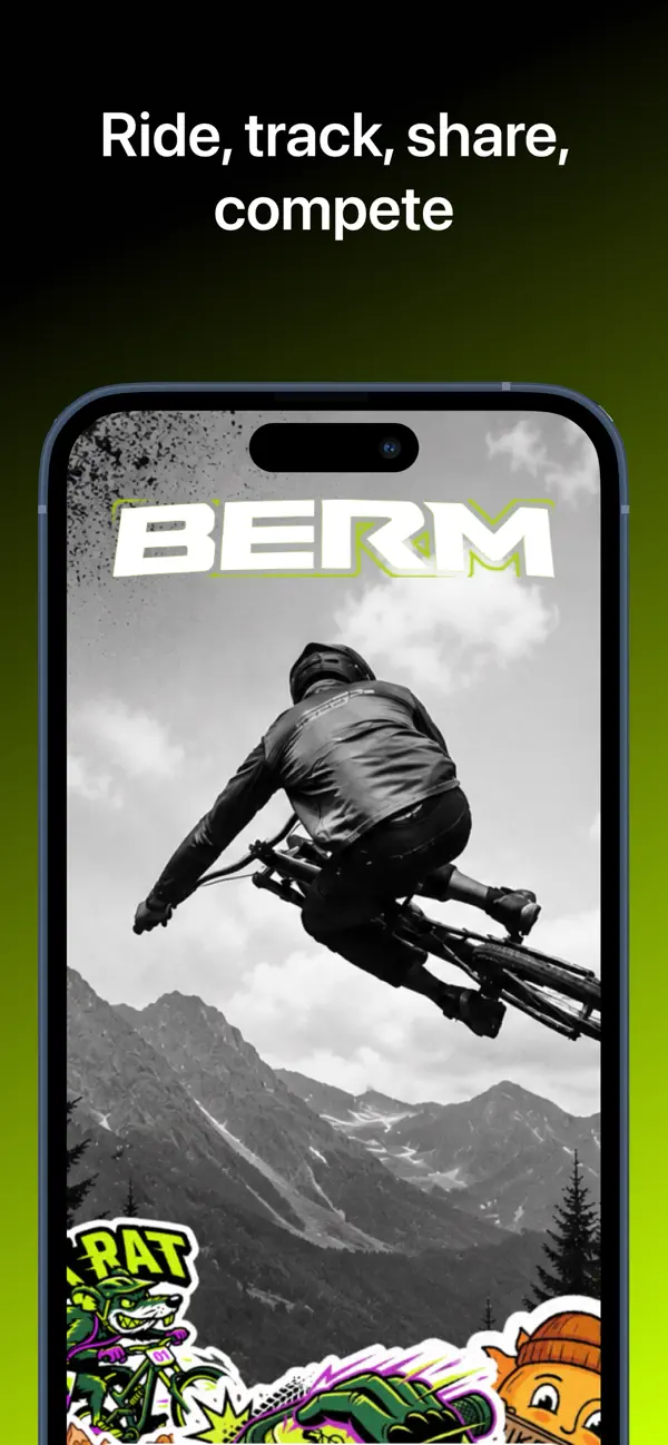 Screenshot #1 pour Berm - MTB tracker
