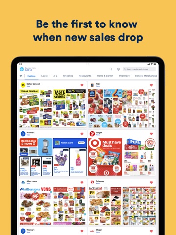 Flipp: Shop Grocery Deals iPad screenshot