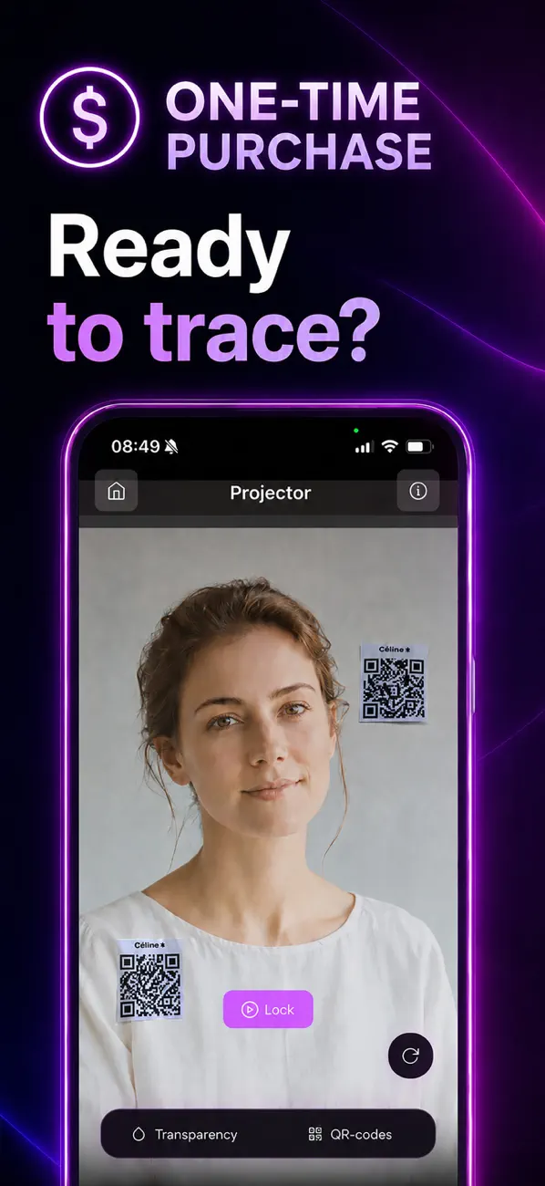 Screenshot #1 pour Drawing Projector Lite
