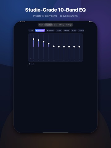 SonicBoost: Volume Booster EQ iPad screenshot