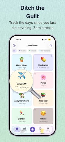 SinceWhen - Anti Habit Tracker Screenshot 2 of 10