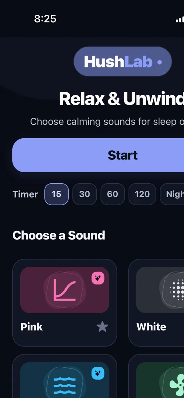 Screenshot #3 pour HushLab: White Noise Sleep