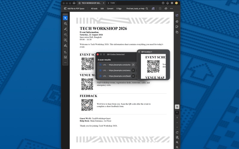 QRSpell: On-Screen QR Scanner screenshot
