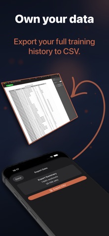 Reps - Workout Tracker Gym Log Screenshot 9 of 9