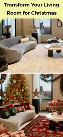 Christmas Decor AI iPhone screenshot