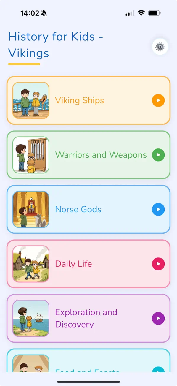 Screenshot #1 pour Histoire Enfants - Vikings