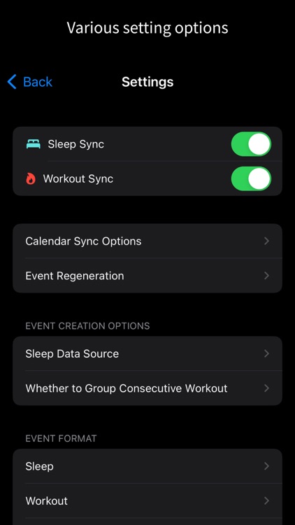 Auto Event Maker for health