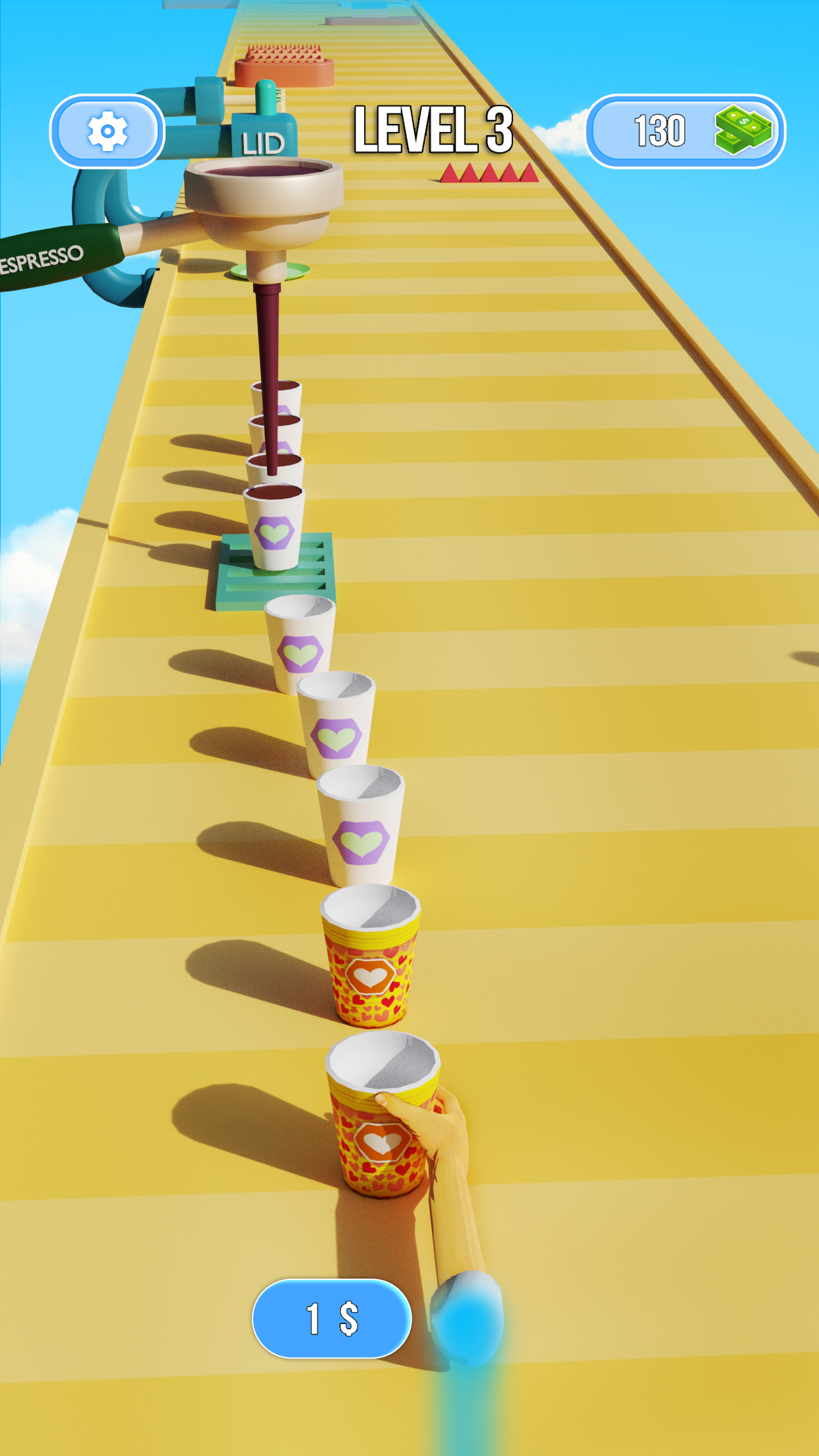 Coffee Stack Rush 3D