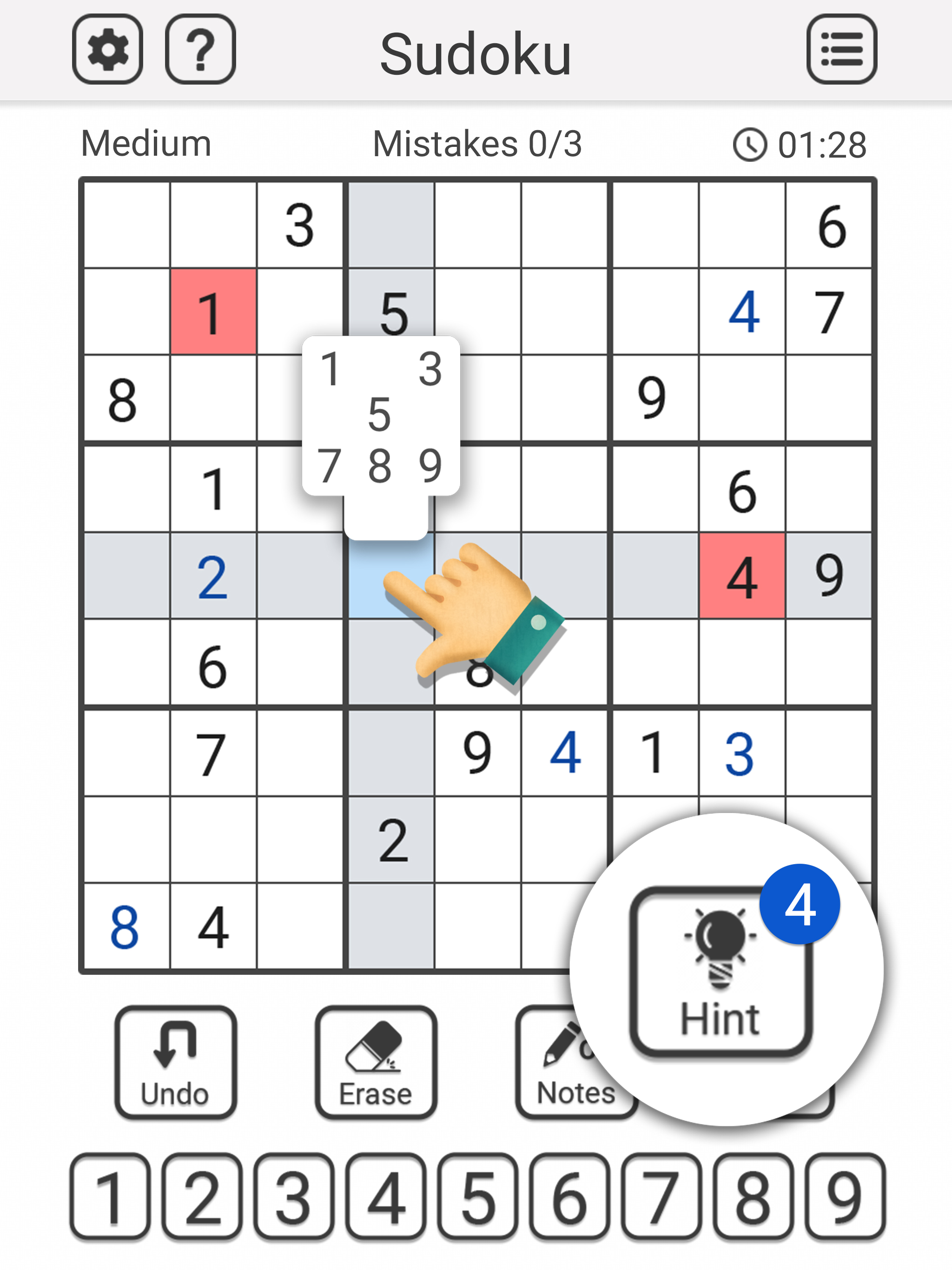 Sudoku Puzzle - Classic Sudoku screenshot 6