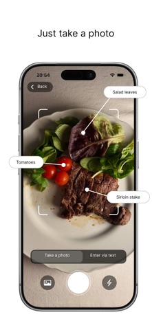 Mera - Calorie Tracker iPhone screenshot