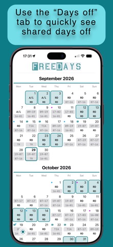 Freedays - Shift Calendar screenshot 4