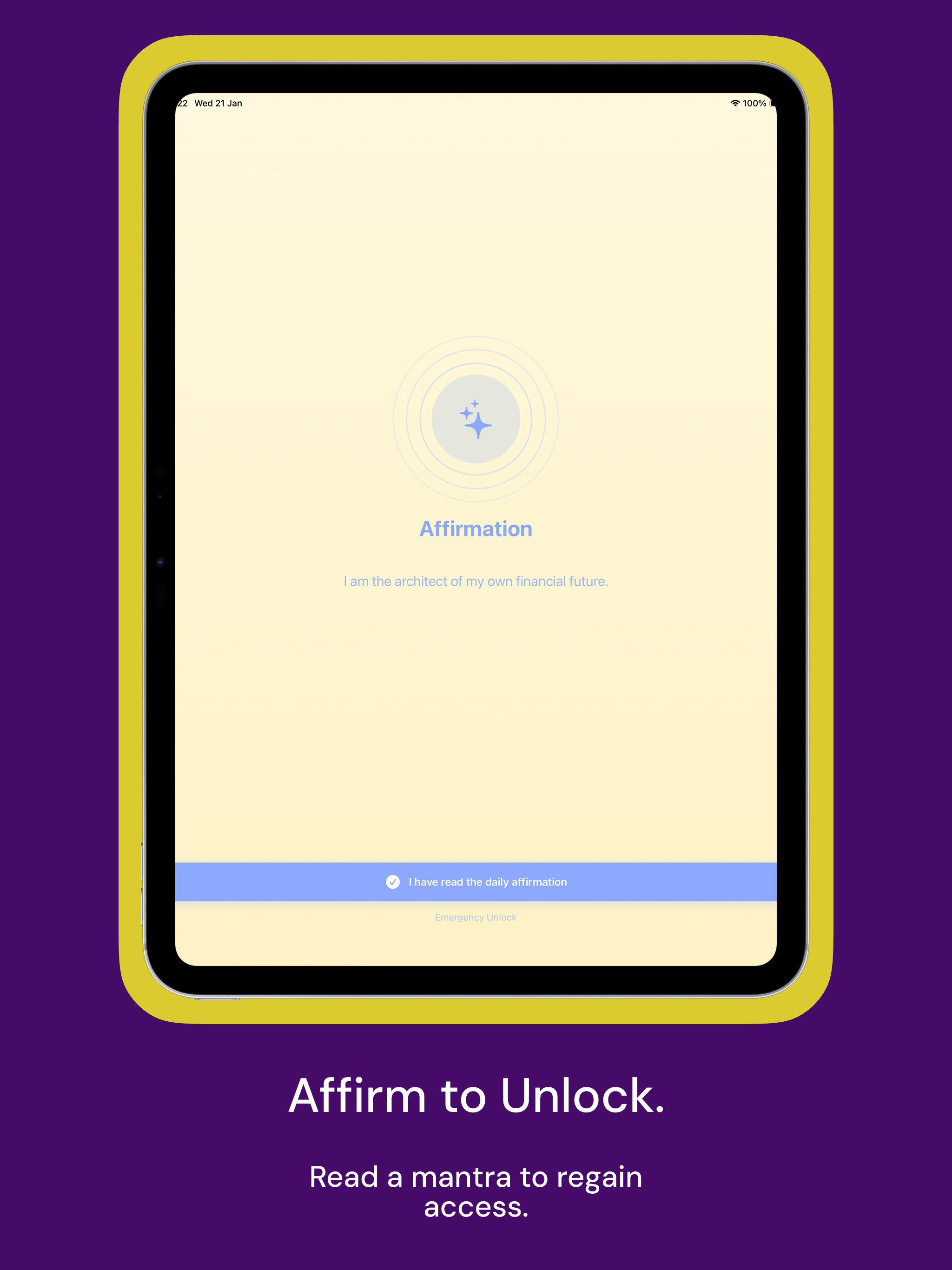 Affirmation Lock: App Blocker