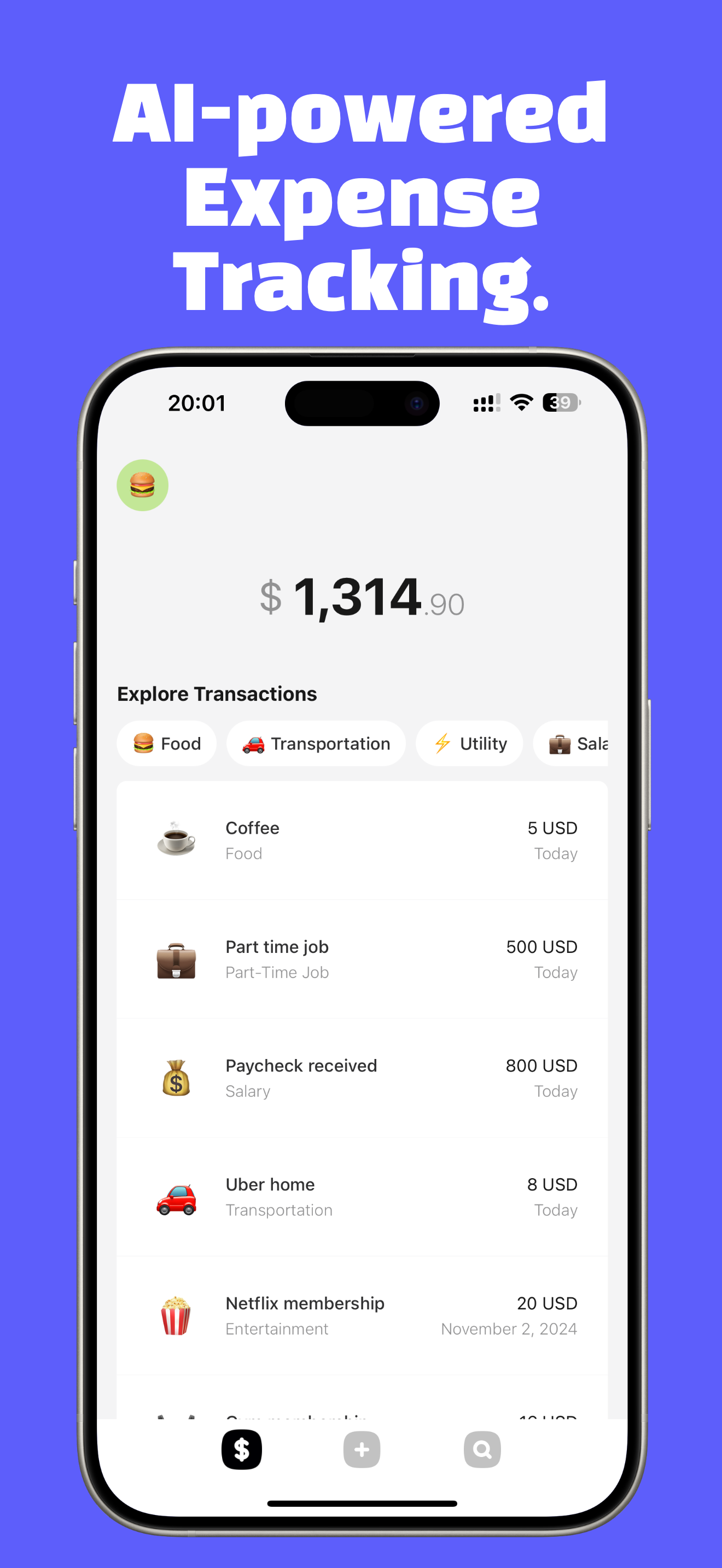 Mnyify - Free Money Tracker