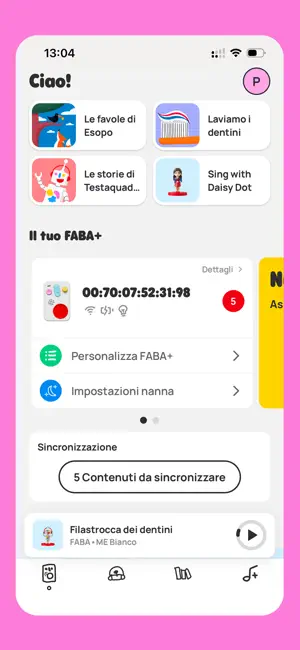 MyFaba – Il tuo Raccontastorie iPhone screenshot 4