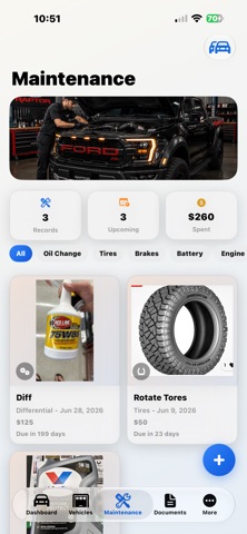 My Vehicle Binder iPhone screenshot
