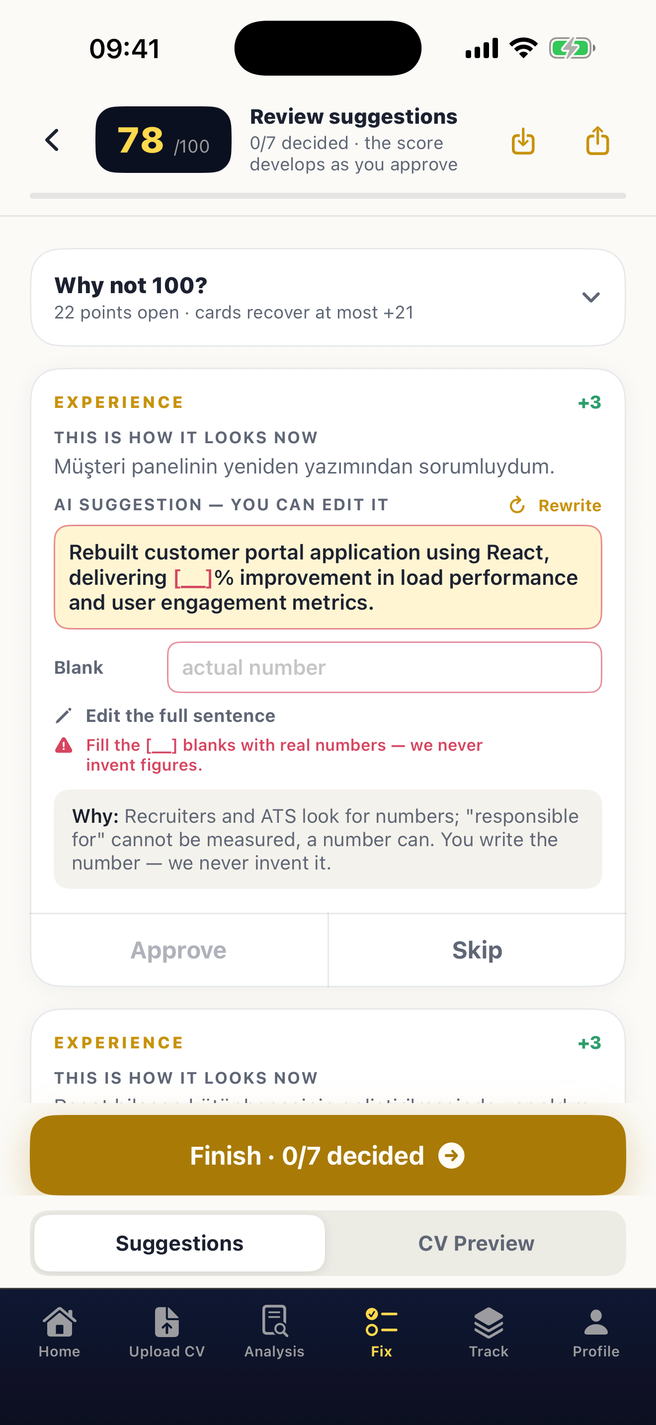 CVtoapply: ATS Resume Score screenshot 4