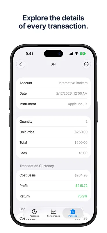 Profit: Portfolio Performance screenshot 8 of 10